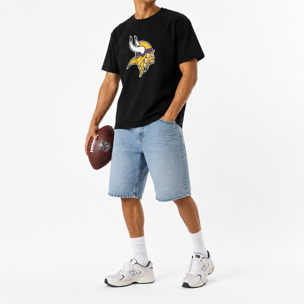 Tricou NFL Apparel / print / negru
