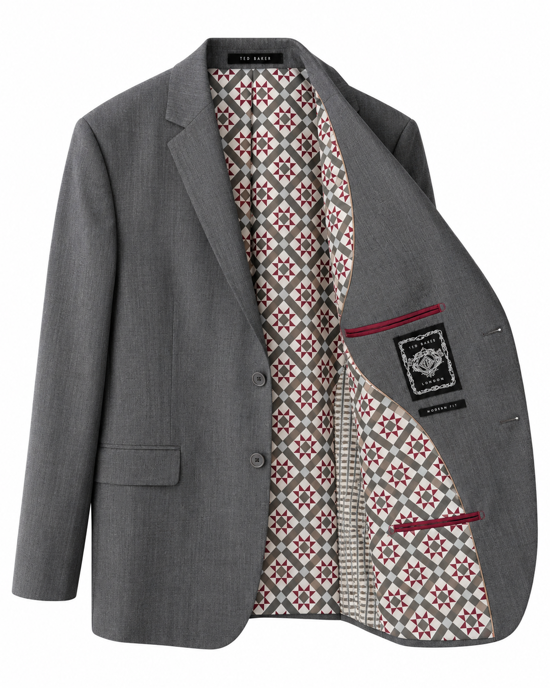 Blazer Ted Baker - gama de lux / 100% lână virgină / închidere cu 2 nasturi