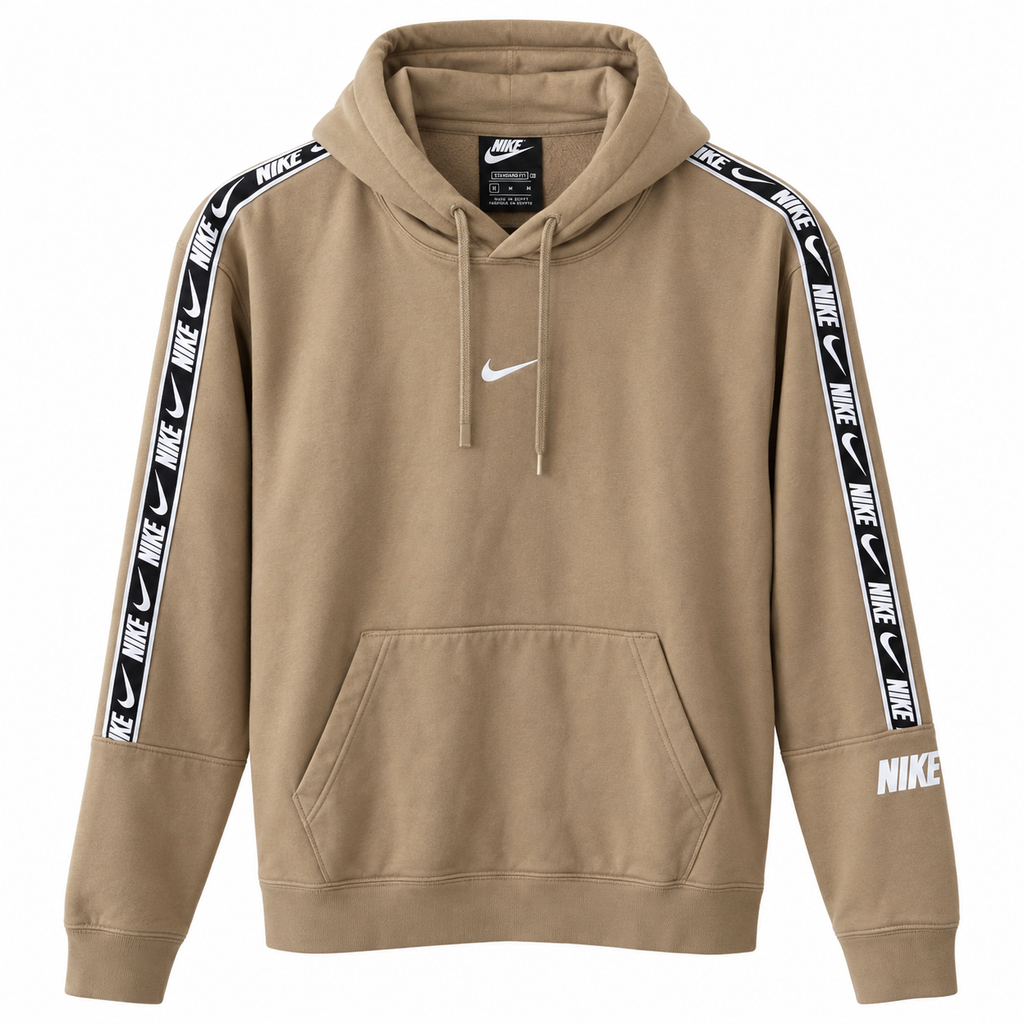 Hanorac Nike / standard fit / logo print / bej