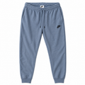 Pantaloni Nike joggers / broderie logo / relaxed fit / baby blue / bumbac