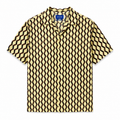 Cămașă Jack&Jones cu print abstract / oversize fit / yellow monogram