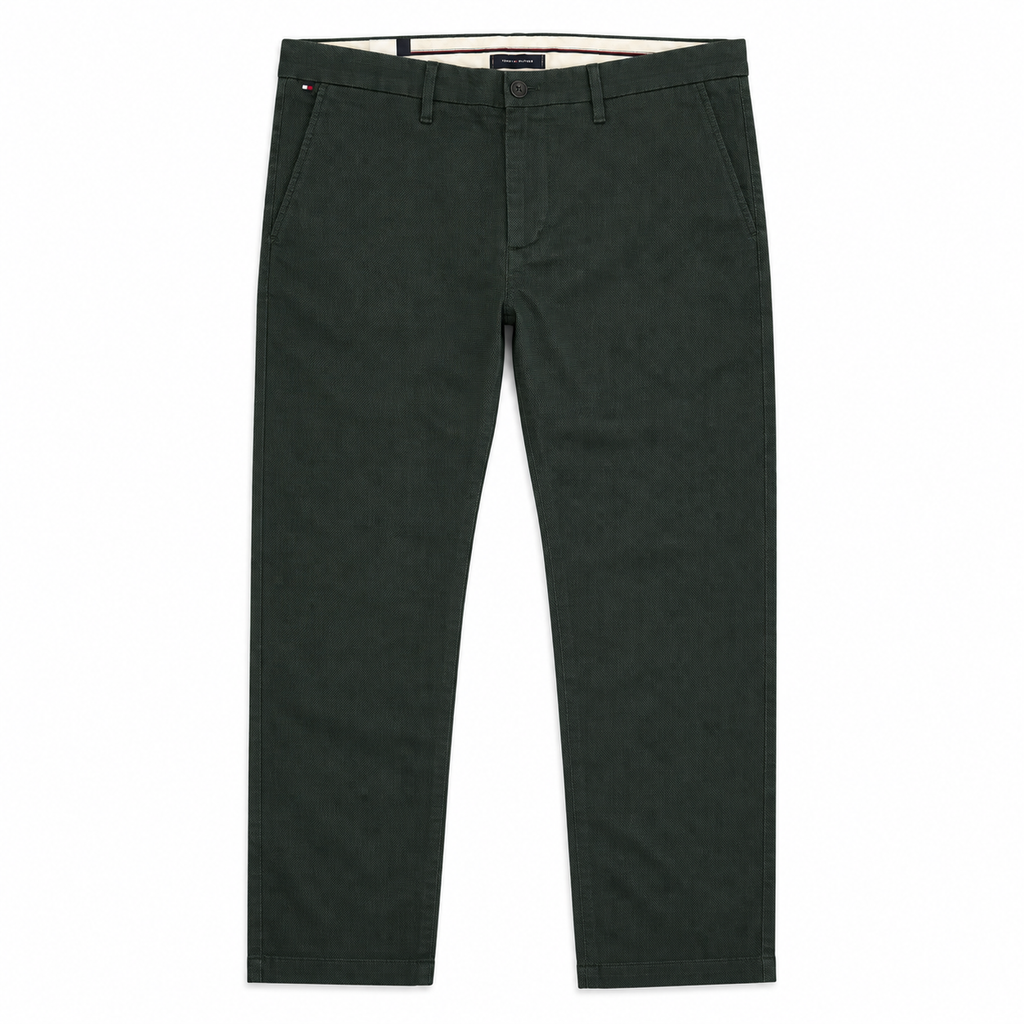 Pantaloni Tommy Hilfiger slim fit bleecker / riverbed green