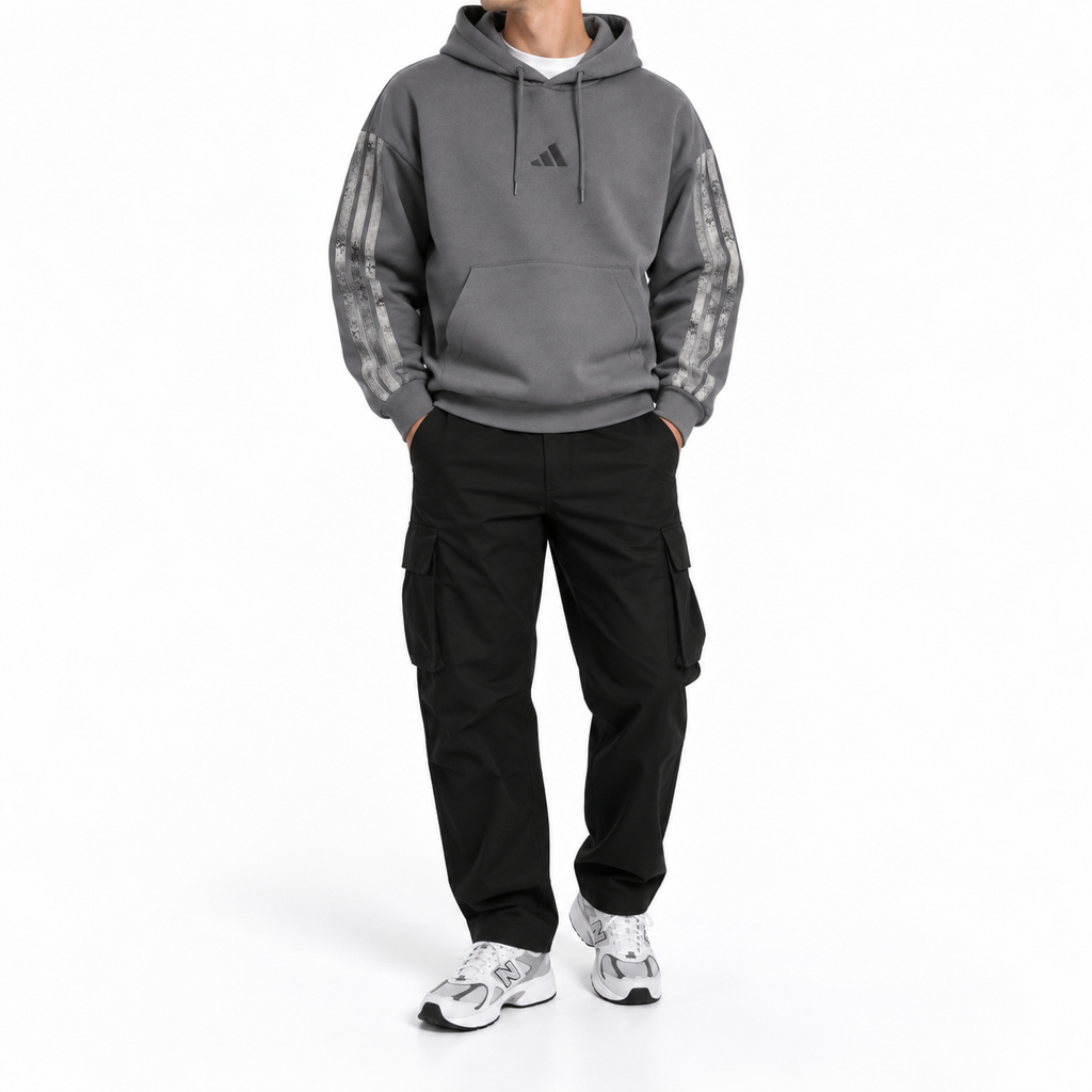 Hanorac Adidas Performance / broderie logo / anthracite-grey