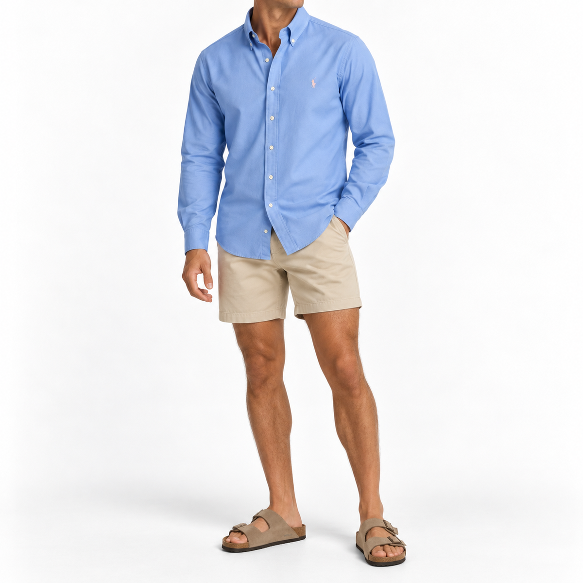 Cămașă Polo Ralph Lauren slim fit / albastru / bumbac
