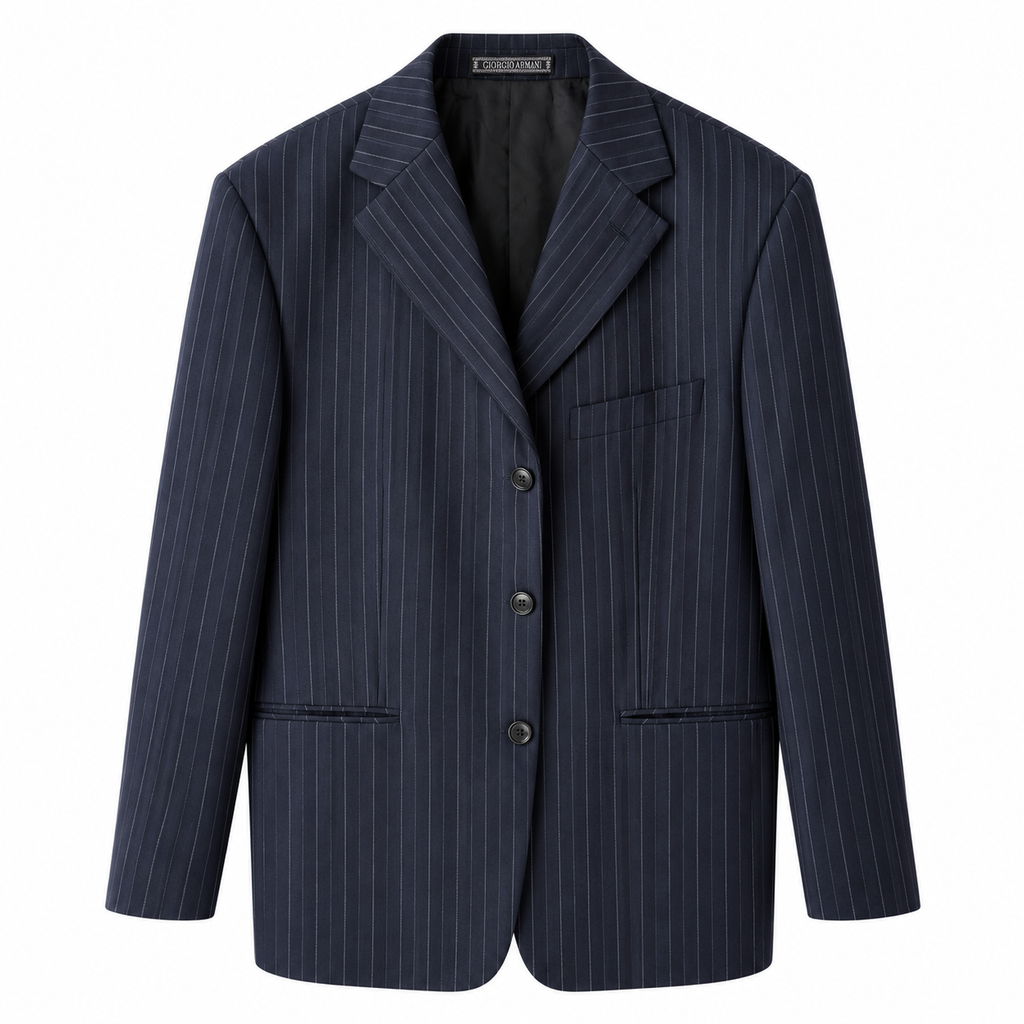 Blazer vintage Giorgio Armani gama de lux / stofa de lână virgină (100%)