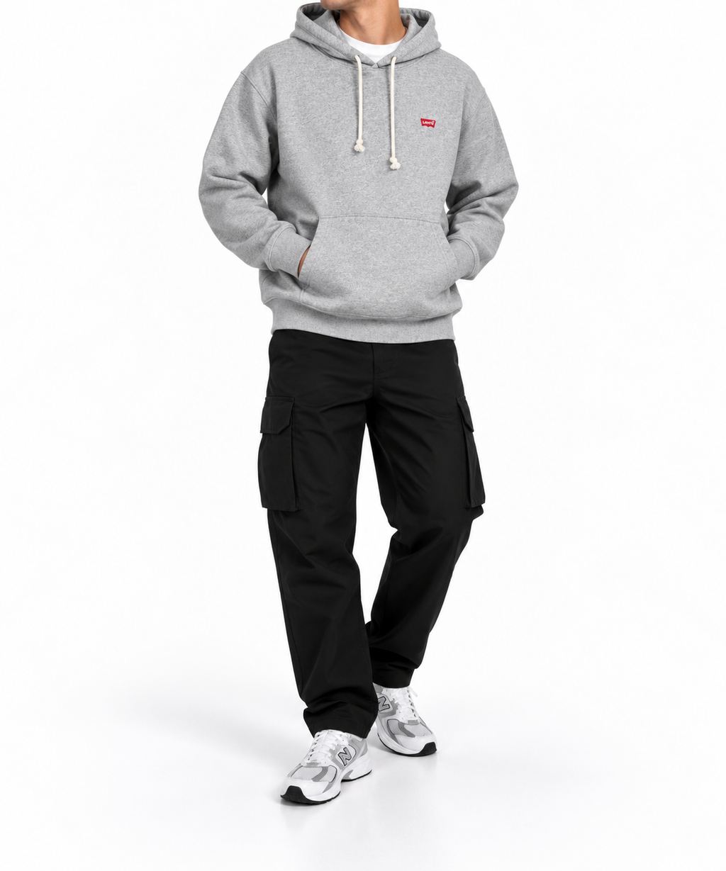 Hanorac premium Levi’s / broderie logo / standard fit / gri