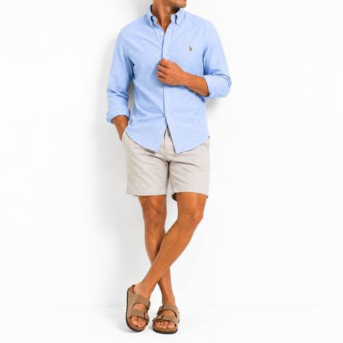 Cămașă Polo Ralph Lauren Oxford Cotton / Slim fit / albastru