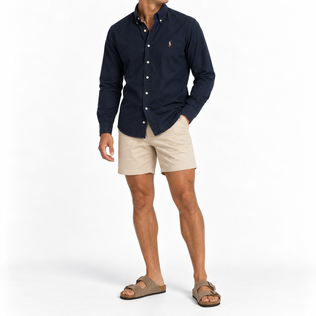 Cămașă Polo Ralph Lauren slim fit / bumbac plin / logo colorat