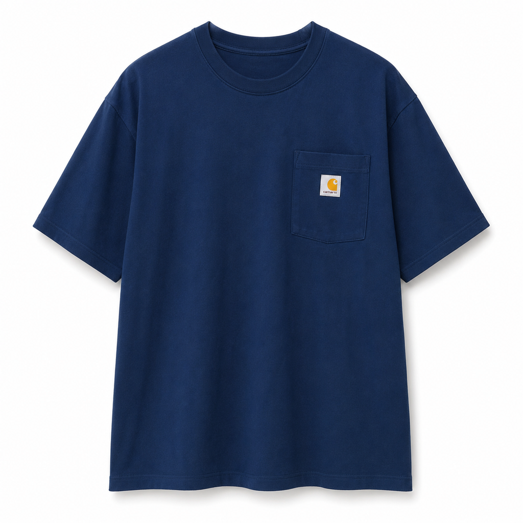 Tricou Carhartt / relaxed fit / albastru