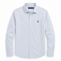 Cămașă Polo Ralph Lauren regular fit / bumbac plin / logo albastru / baby blue