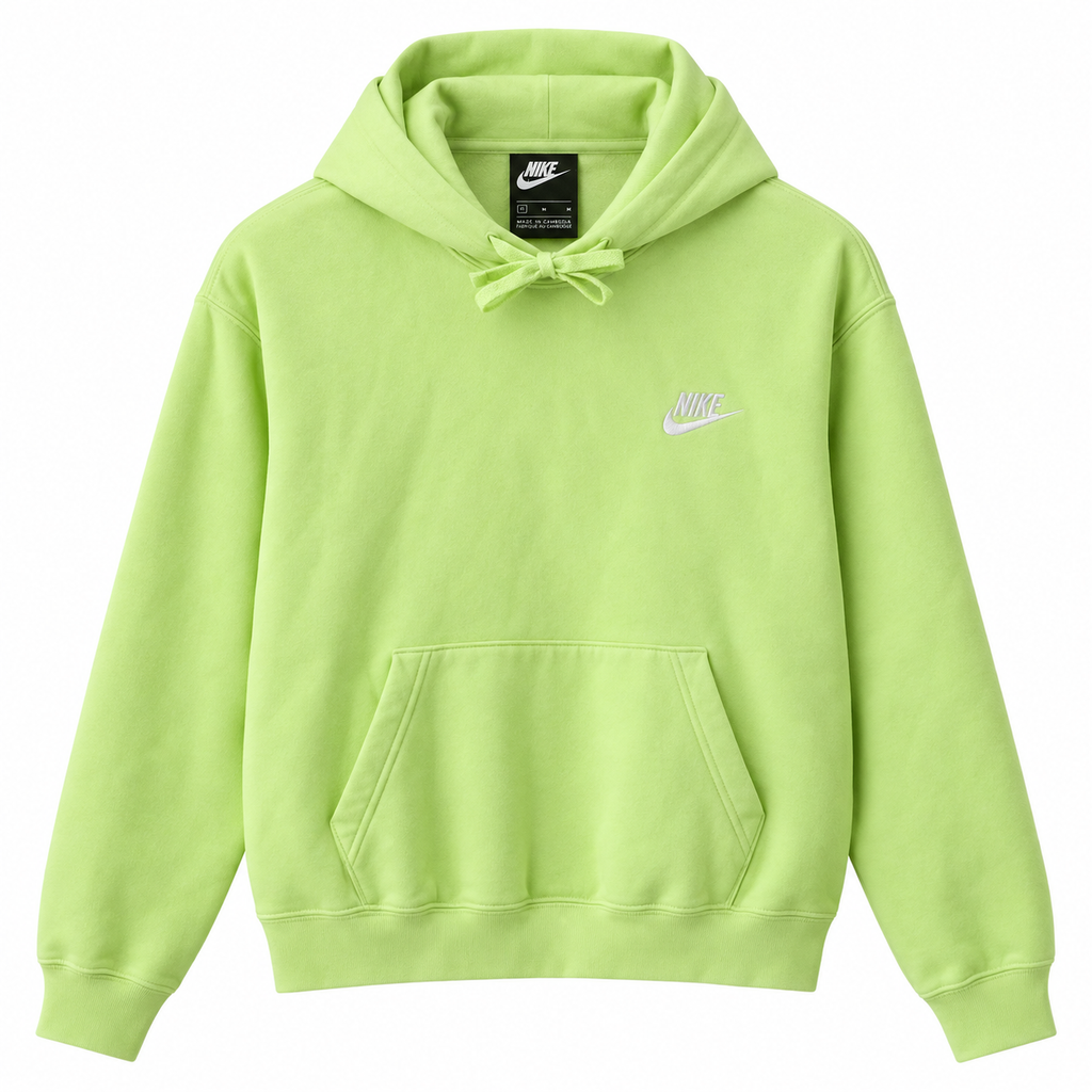 Hanorac Nike / broderie logo / relaxed fit / verde-lime