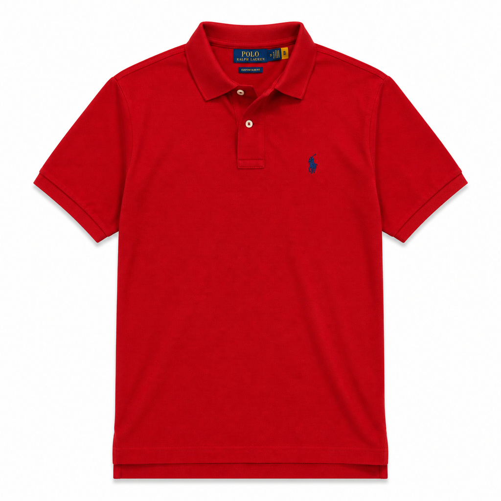 Tricou Polo Ralph Lauren clasic / custom slim fit / roșu