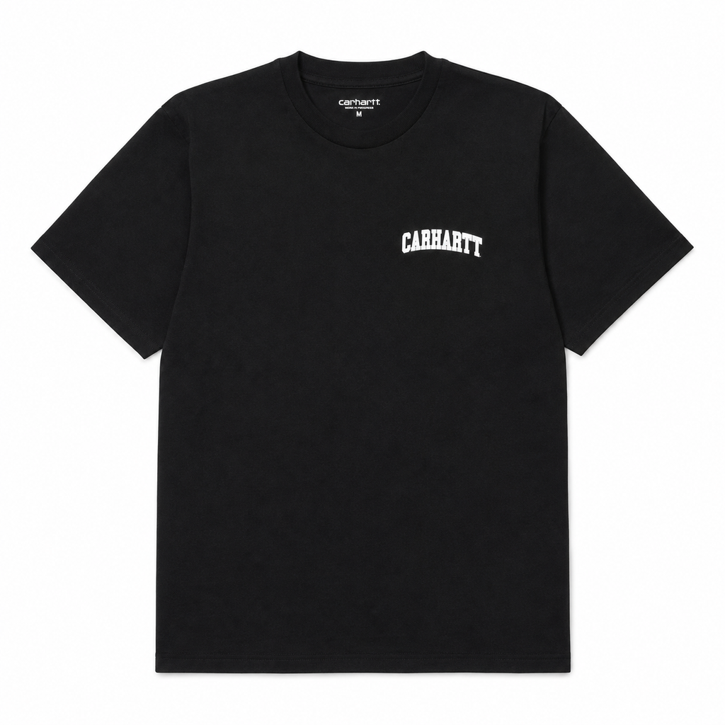 Tricou Carhartt / bumbac / print spell out / negru / croi regular