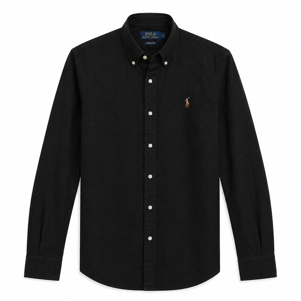 Cămașă de in Polo Ralph Lauren slim fit / negru