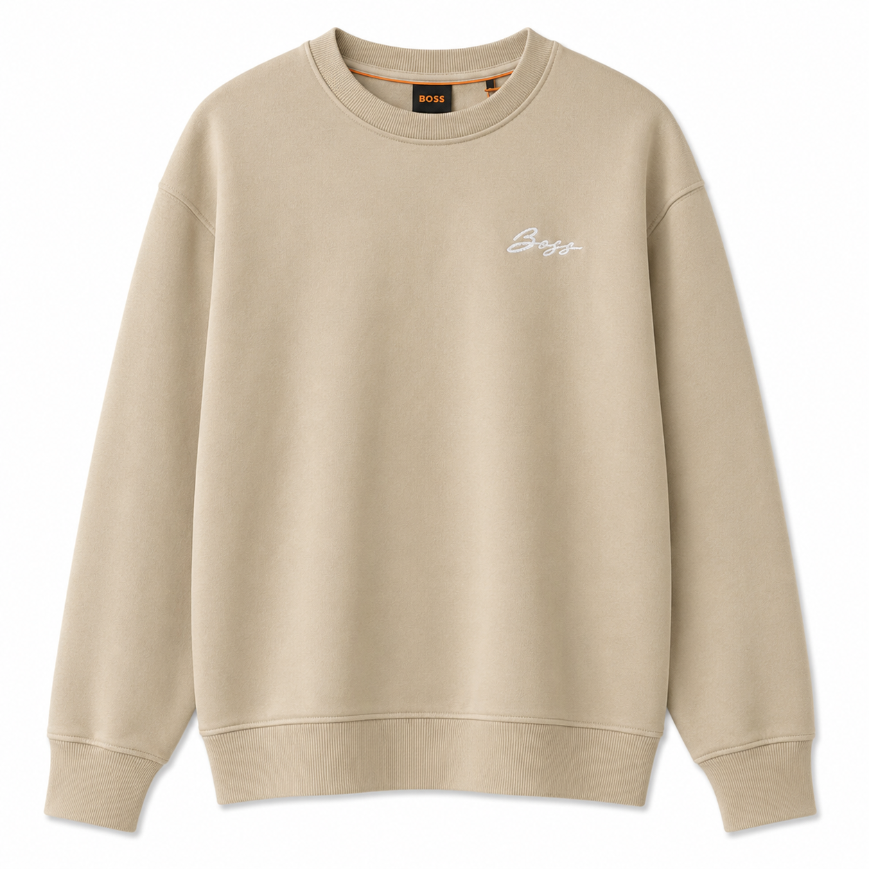 Crewneck Boss / oversize fit / bej
