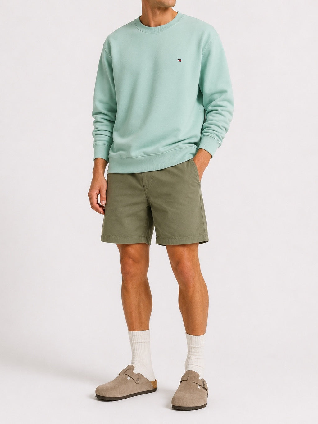 Crewneck Tommy Hilfiger / regular fit / turqoise