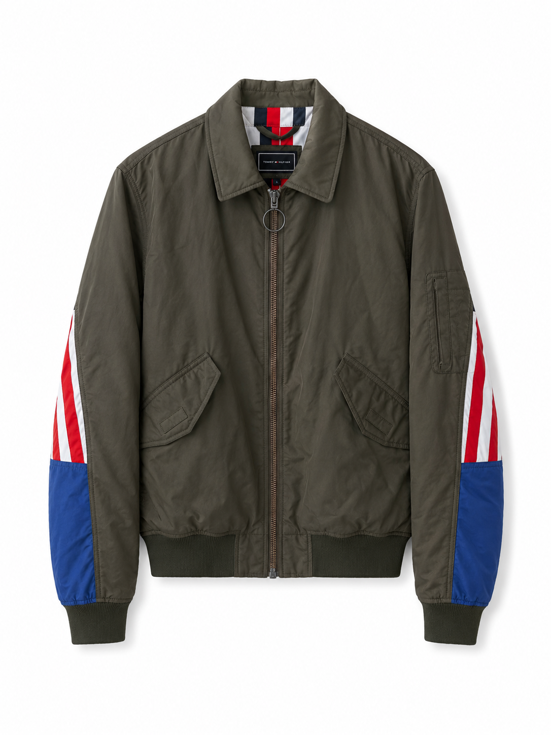American Tommy Hilfiger collection bomber jacket / green / military army