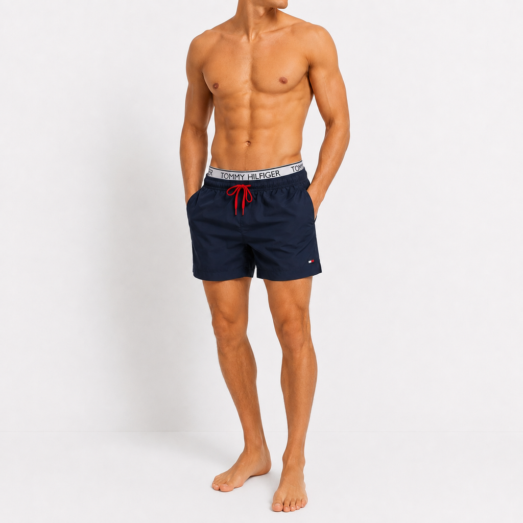 Tommy Hilfiger Swimwear Shorts / regular fit / dark navy