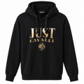 Hanorac Just Cavalli / gama de lux / relaxed fit / logo-print / bumbac