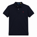 Tricou Polo Ralph Lauren clasic / custom slim fit / dark navy / logo roșu