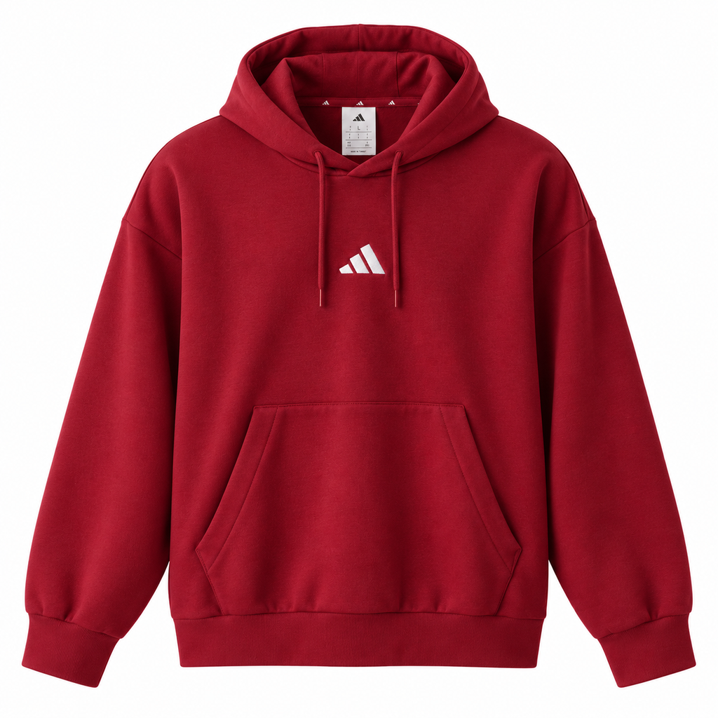 Hanorac Adidas Performance / broderie-logo / burgundy-red