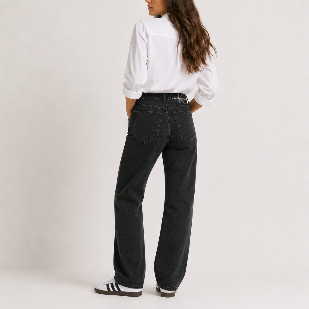 Blugi Calvin Klein Jeans / negru wash