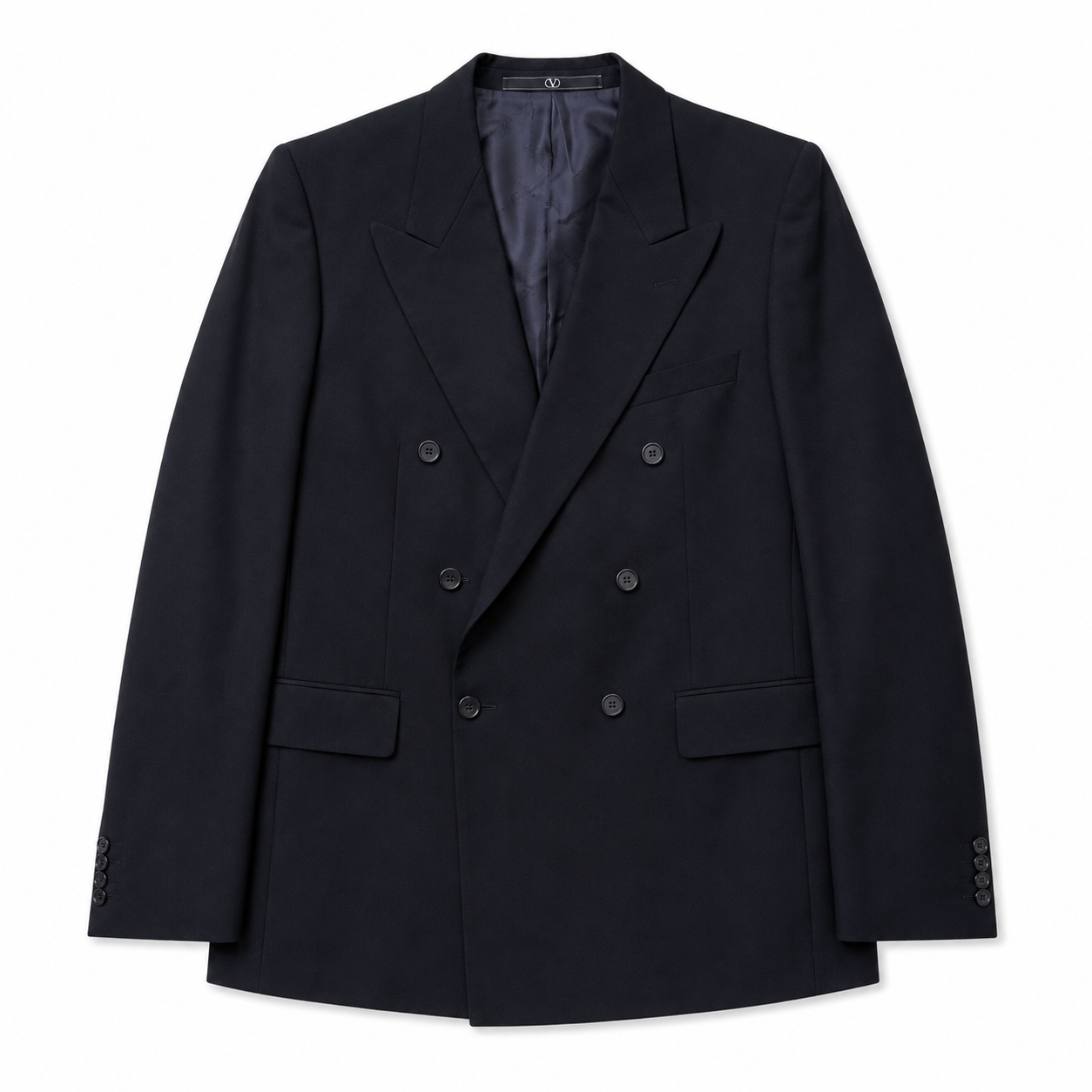Sacou vintage Valentino / gama de lux / 100% lână virgina / negru