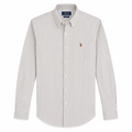 Cămașă Polo Ralph Lauren slim fit / stripped bej/alb