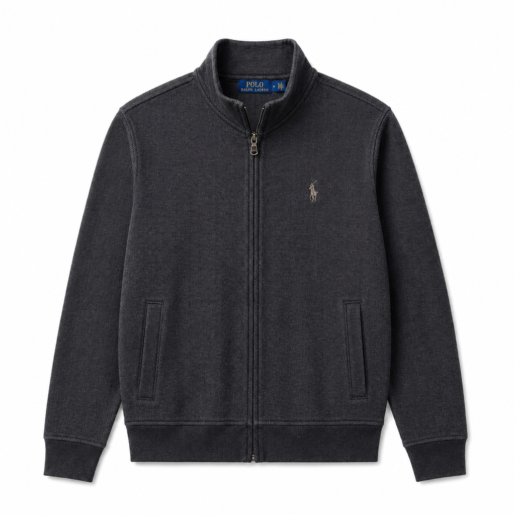 Hanorac Polo Ralph Lauren cu fermoar / gri antracit