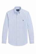 Cămașă Polo Ralph Lauren Custom Slim Fit Alb/Albastru