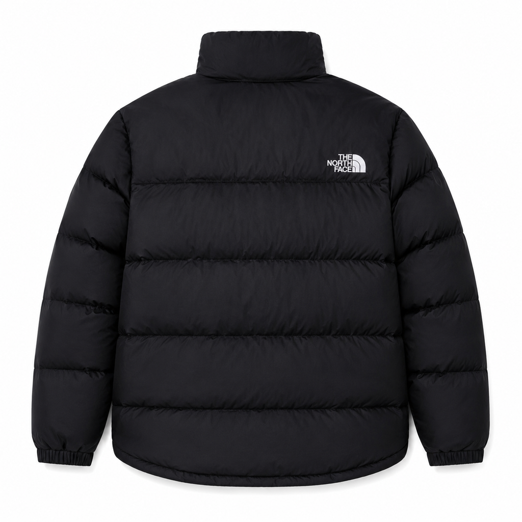 The North Face Retro Nuptse / women’s / umplutură de puf si pene naturale / broderie logo / negru