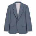Vintage Christian Dior blazer / anthracite gray-blue / virgin wool / viscose