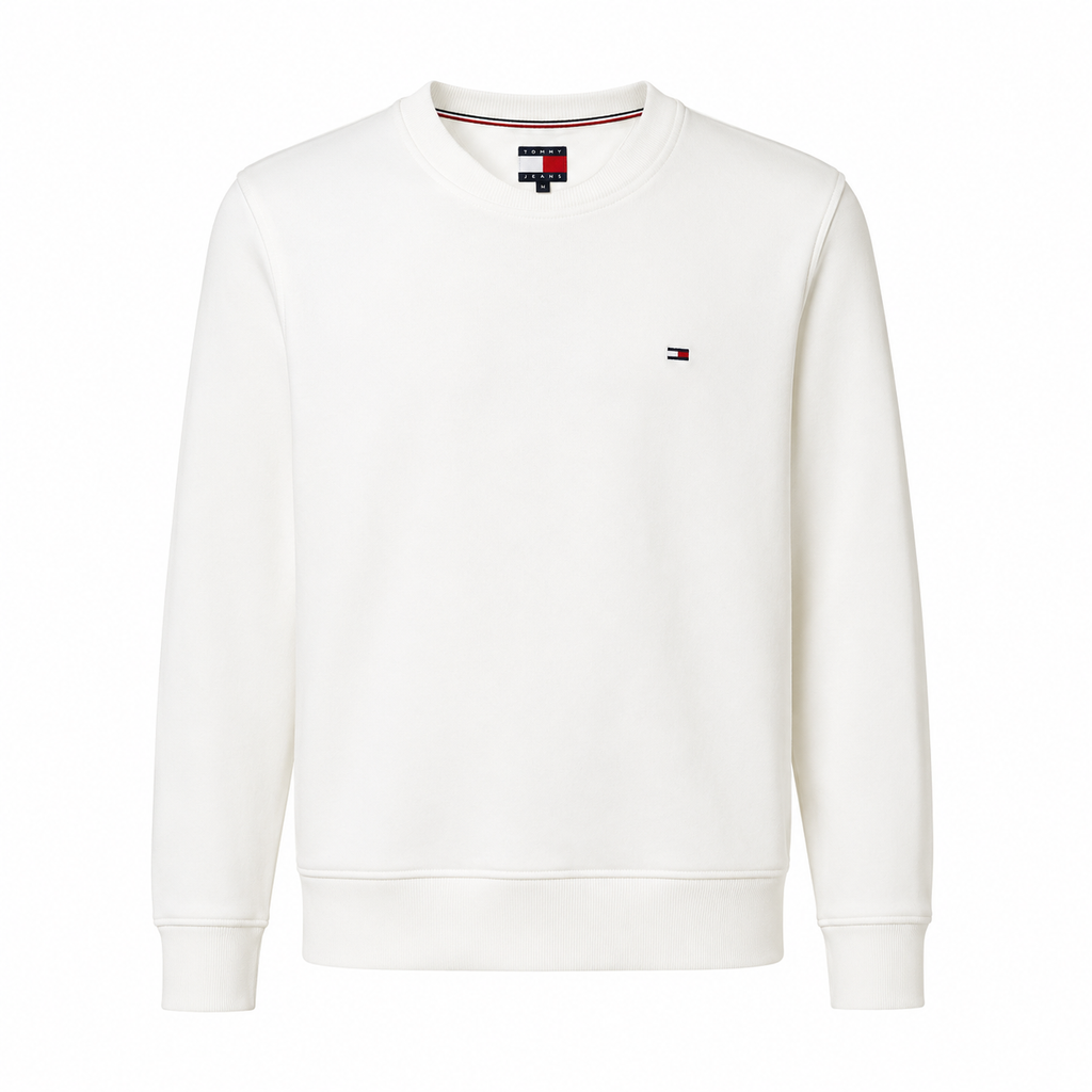 Crewneck Tommy Jeans regular fit / alb