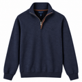 Pulover Gant cu fermoar 1/3 / material subțire, de sezon / dark navy