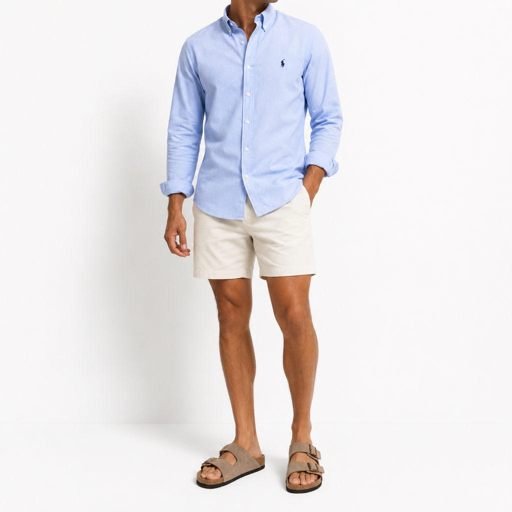 Cămaşă Polo Ralph Lauren slim fit / albastru