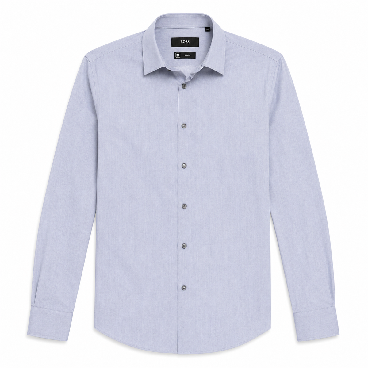Cămașă premium Hugo Boss / antracit gri - albastru
