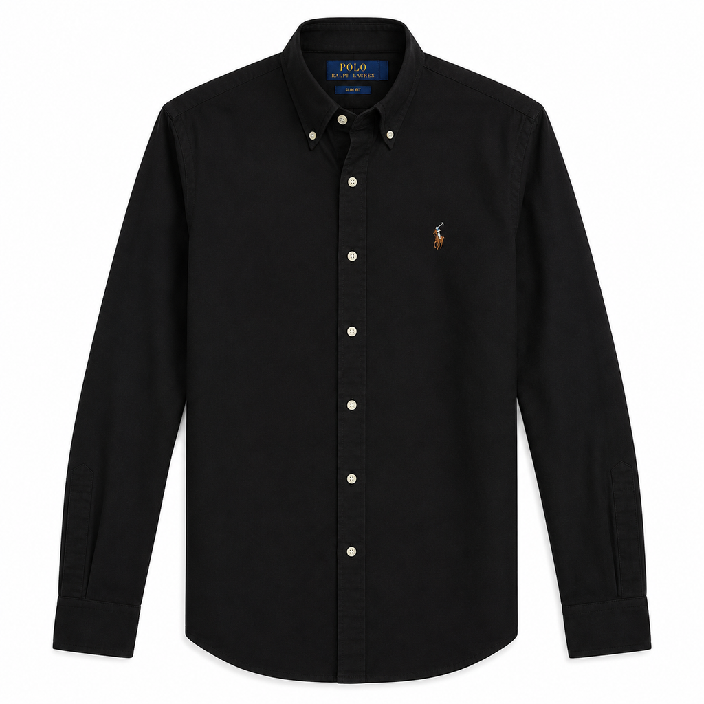 Cămașă Polo Ralph Lauren slim fit / negru
