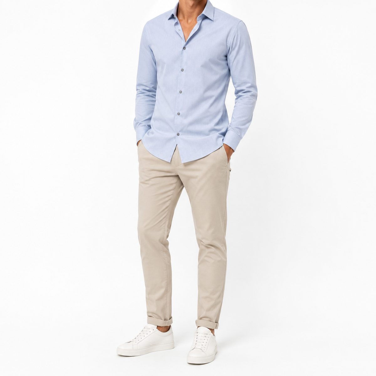Cămașă premium Hugo Boss / antracit gri - albastru