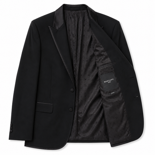 Blazer premium / Dinner Jacket Guess by Marciano / 2 buttons / stretch fit / amestec de lână, vîscoză și sintetic