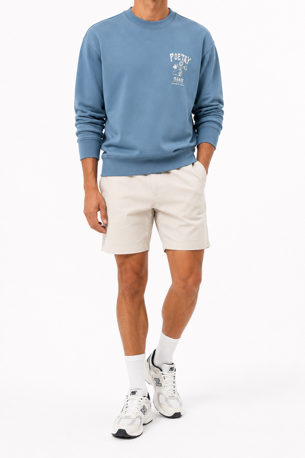 Scotch & Soda crewneck / bumbac / albastru