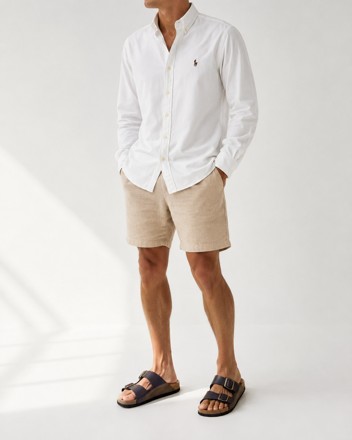 Cămașă Polo Ralph Lauren Slim Fit Albă